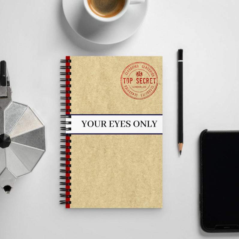 Your Eyes Only Notebook Notebooks & Notepads SIS Training Gear 