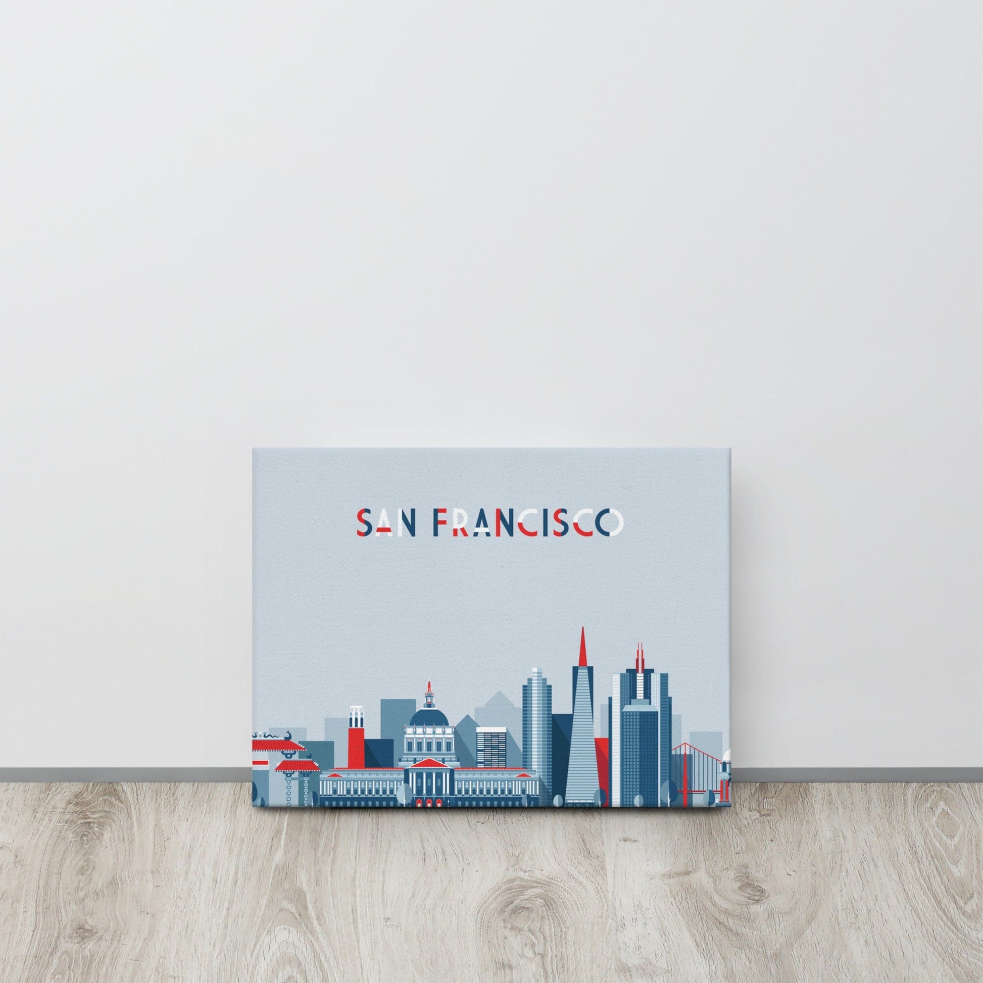 San Francisco Location Cityscape Canvas SIS Training Gear 12″×16″ 