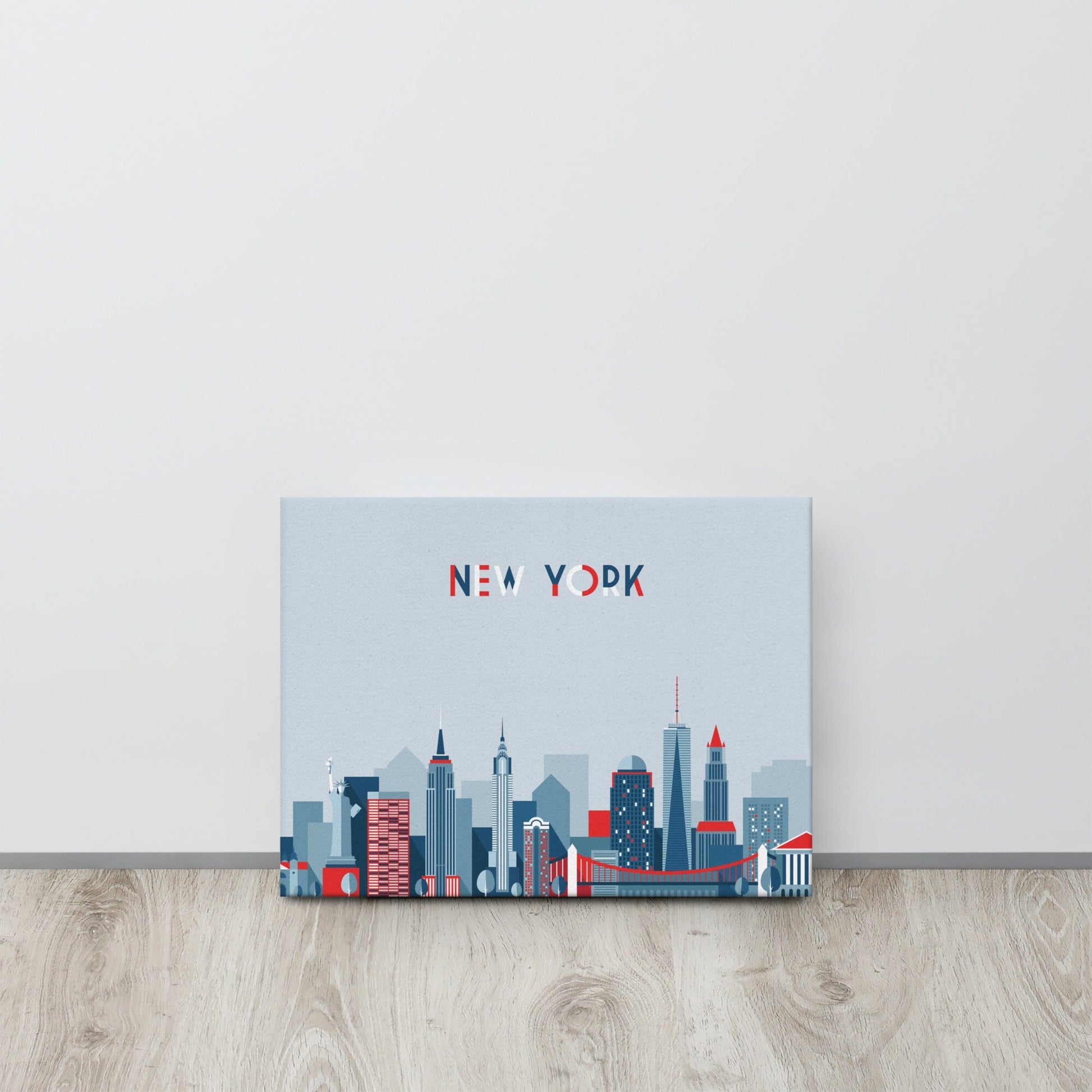 New York Location Cityscape Canvas SIS Training Gear 12″×16″ 
