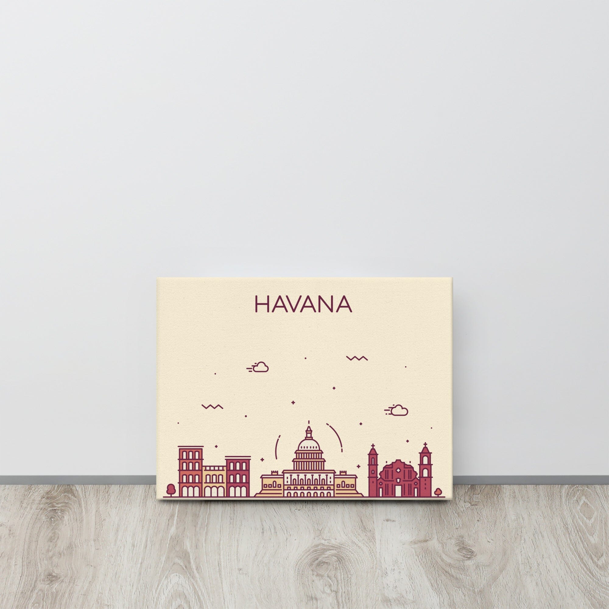 Havana Location Cityscape Canvas SIS Training Gear 12″×16″ 