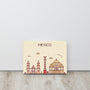 Mexico Location Cityscape Canvas SIS Training Gear 12″×16″ 