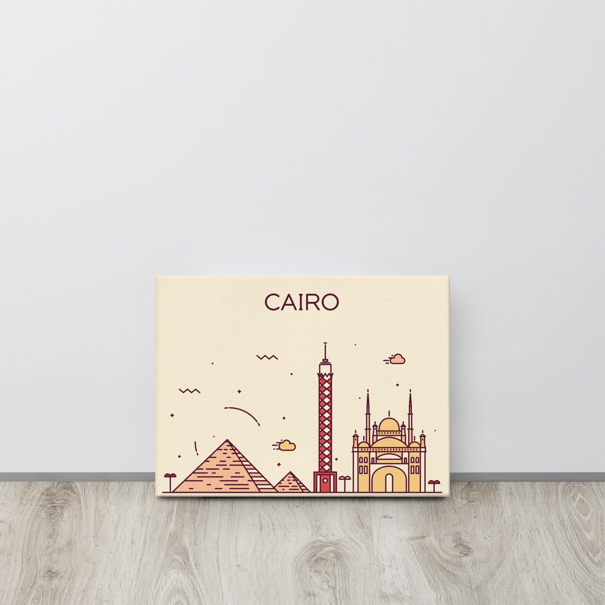 Cairo Location Cityscape Canvas SIS Training Gear 12″×16″ 