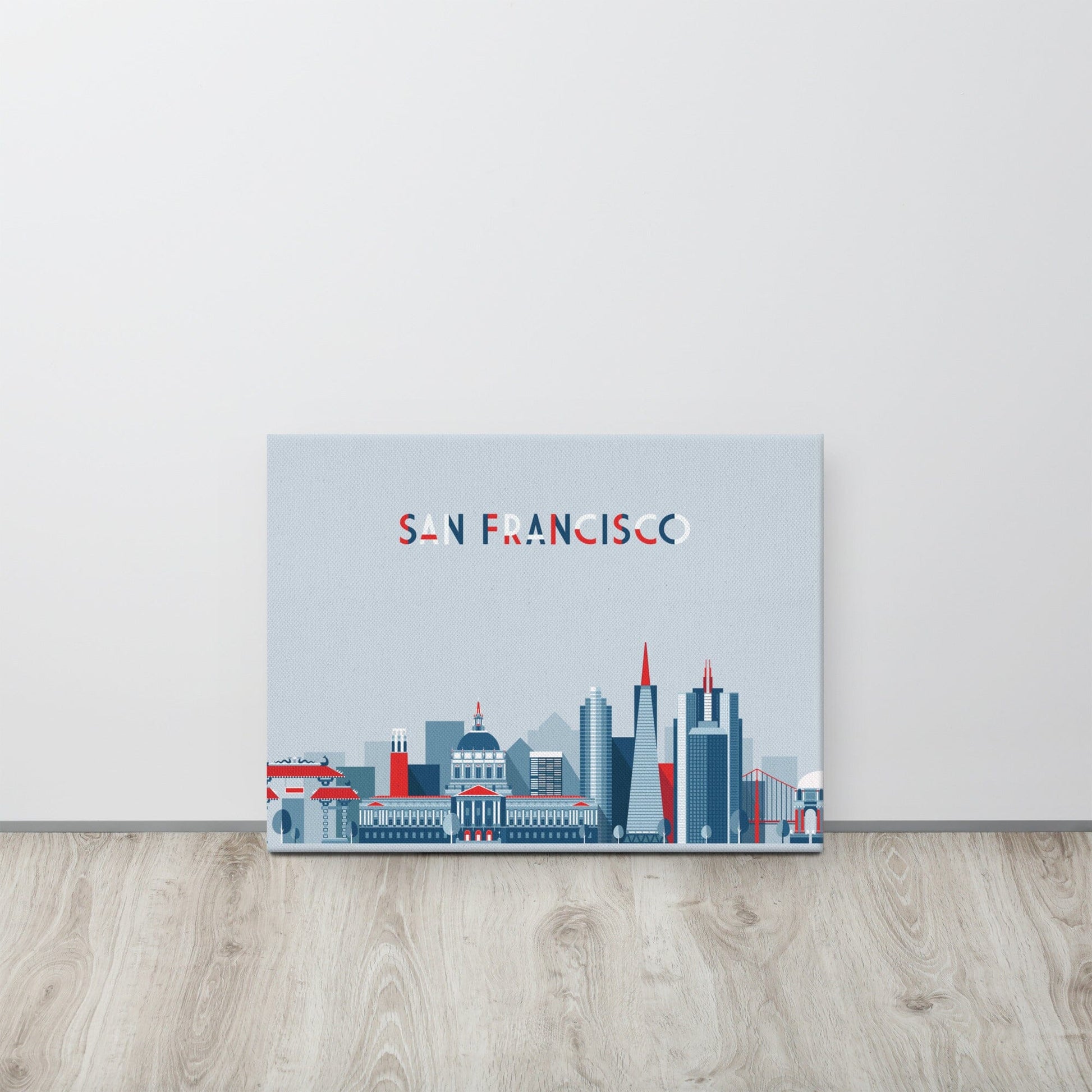 San Francisco Location Cityscape Canvas SIS Training Gear 18″×24″ 