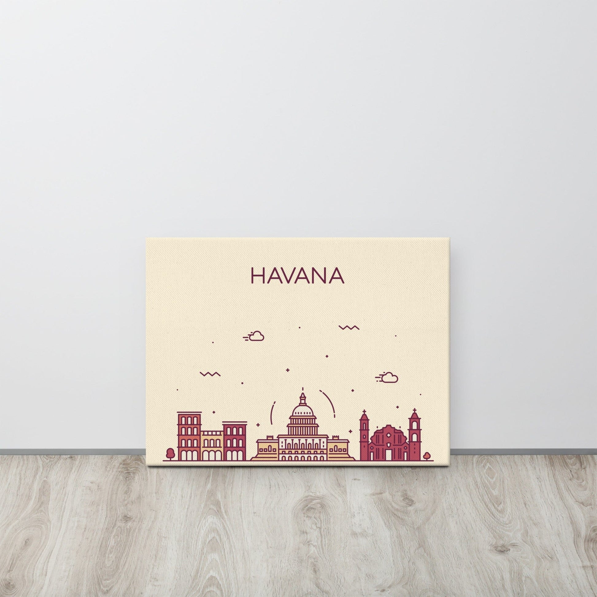 Havana Location Cityscape Canvas SIS Training Gear 18″×24″ 