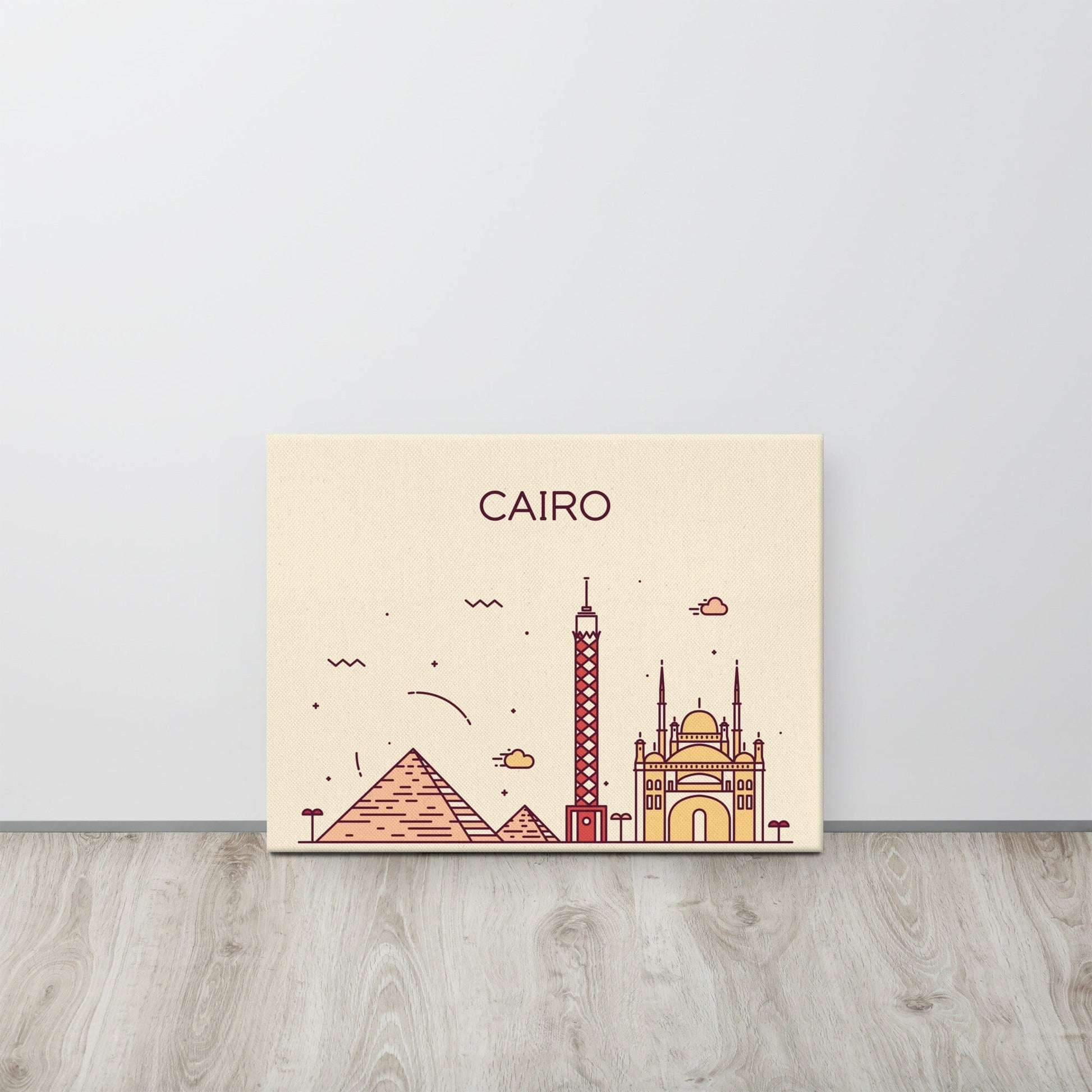 Cairo Location Cityscape Canvas SIS Training Gear 18″×24″ 
