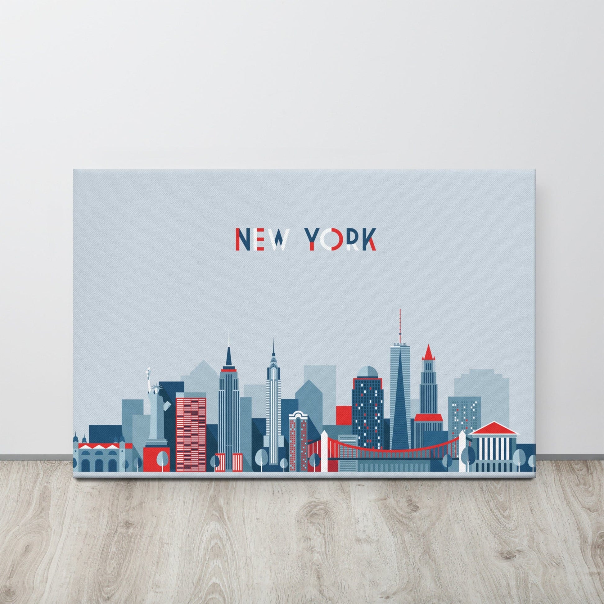 New York Location Cityscape Canvas SIS Training Gear 24″×36″ 