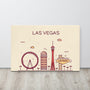 Las Vegas Location Cityscape Canvas SIS Training Gear 24″×36″ 