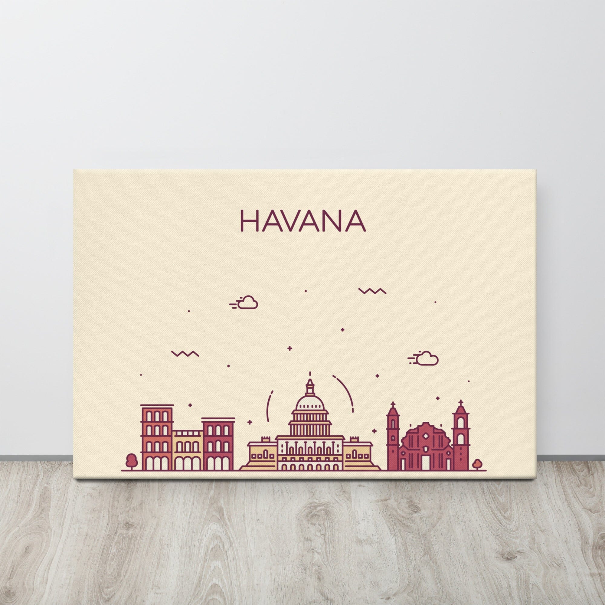 Havana Location Cityscape Canvas SIS Training Gear 24″×36″ 