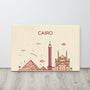 Cairo Location Cityscape Canvas SIS Training Gear 24″×36″ 