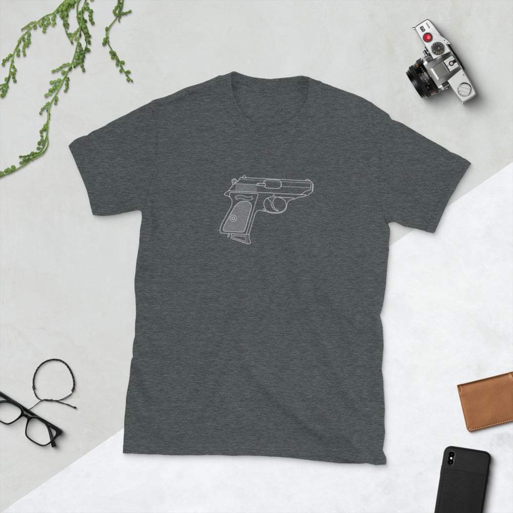 Walther PPK T-Shirt Shirts & Tops SIS Training Gear Dark Heather S 