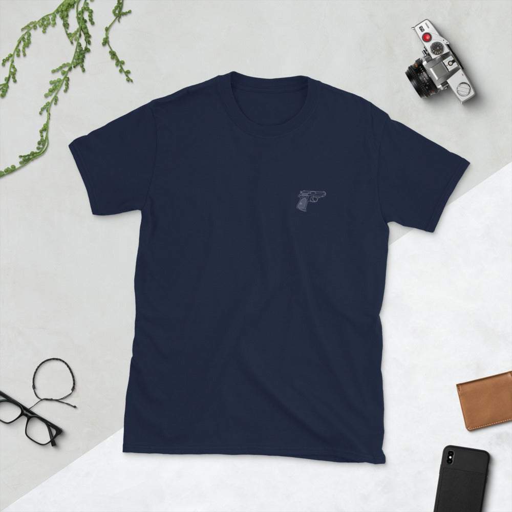Walther PPK Short Sleeve T-Shirt Shirts & Tops SIS Training Gear Navy S 