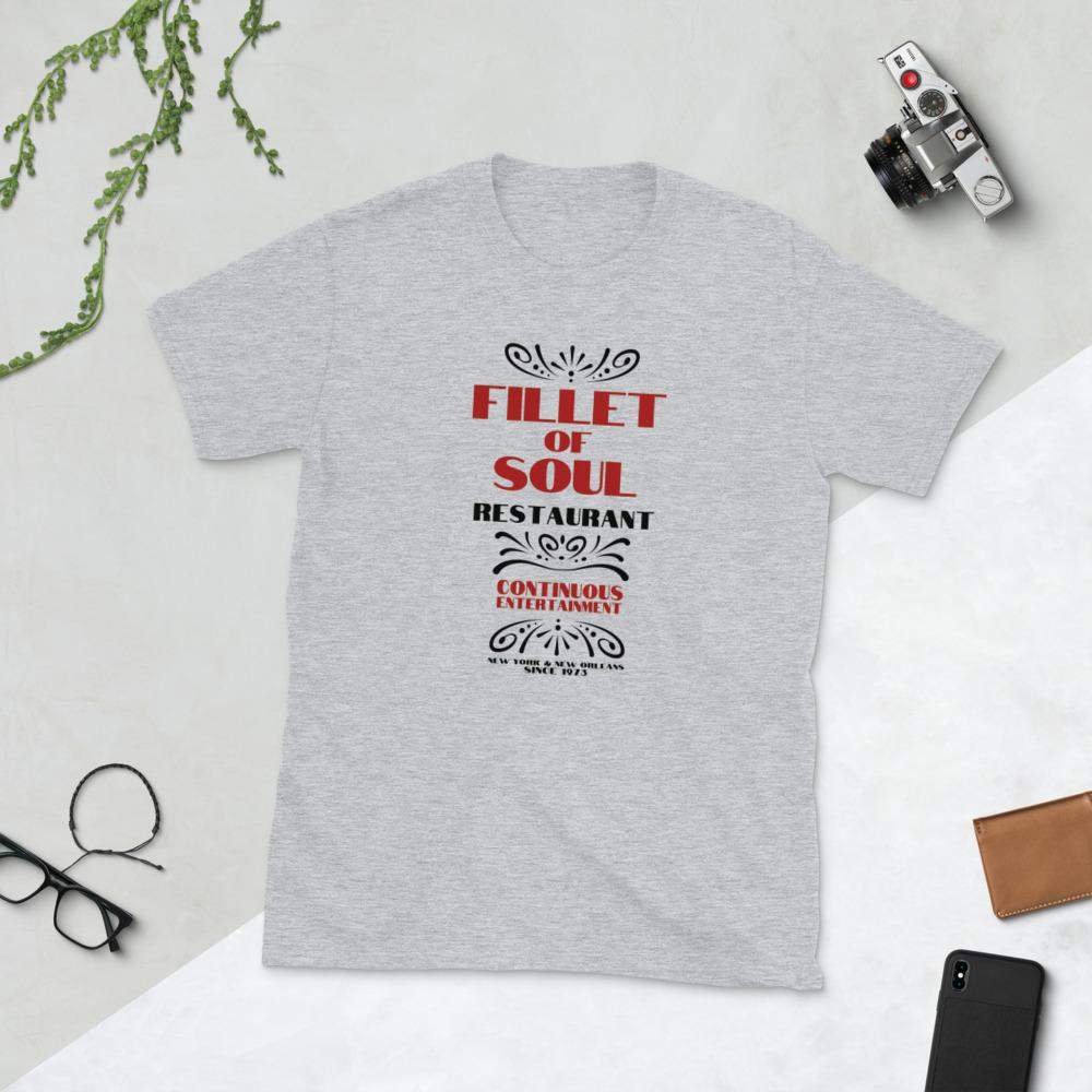 Fillet of Soul Art Deco T-Shirt SIS Training Gear Sport Grey S 