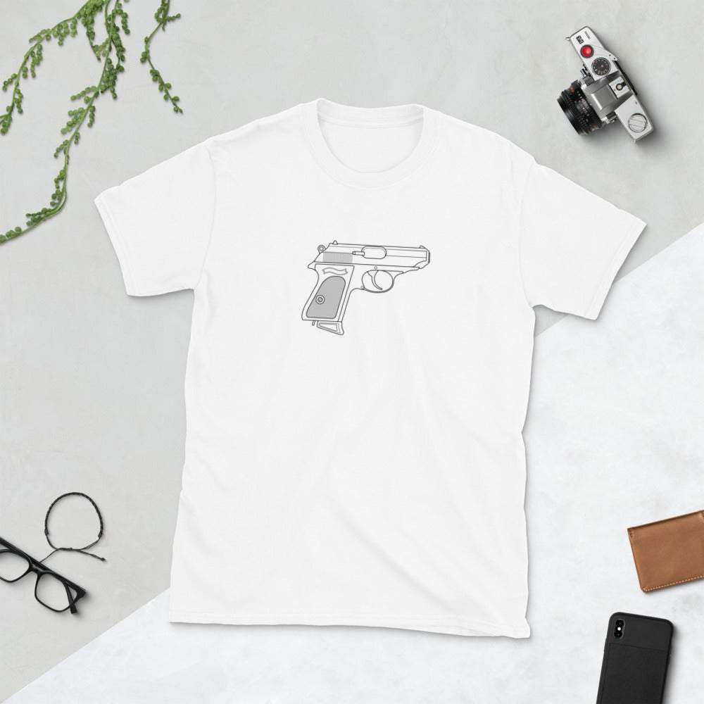 Walther PPK T-Shirt Shirts & Tops SIS Training Gear White S 