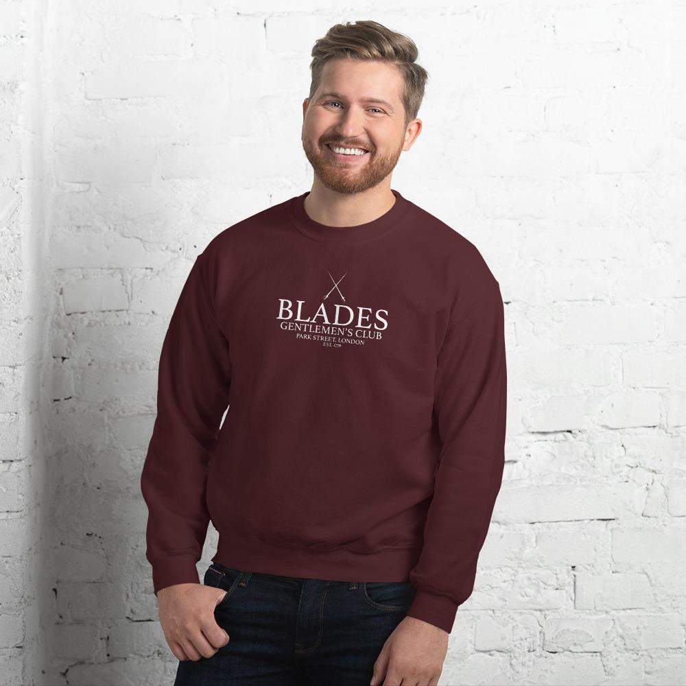Blades Gentlemen's Club Sweatshirt SIS Training Gear Maroon S 