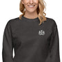 Ladies Fleece Pullover Q Branch Media Charcoal Heather S 