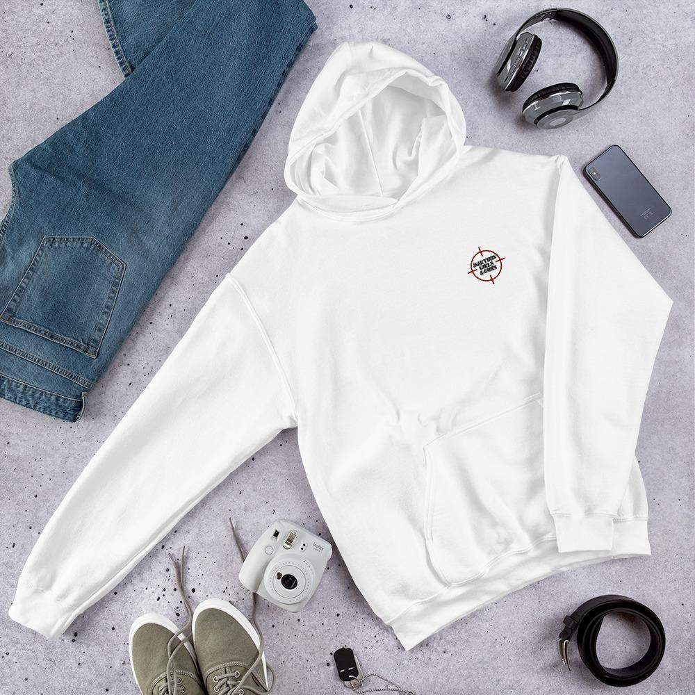 Martini Girls and Guns Hoodie SIS Training Gear White S 