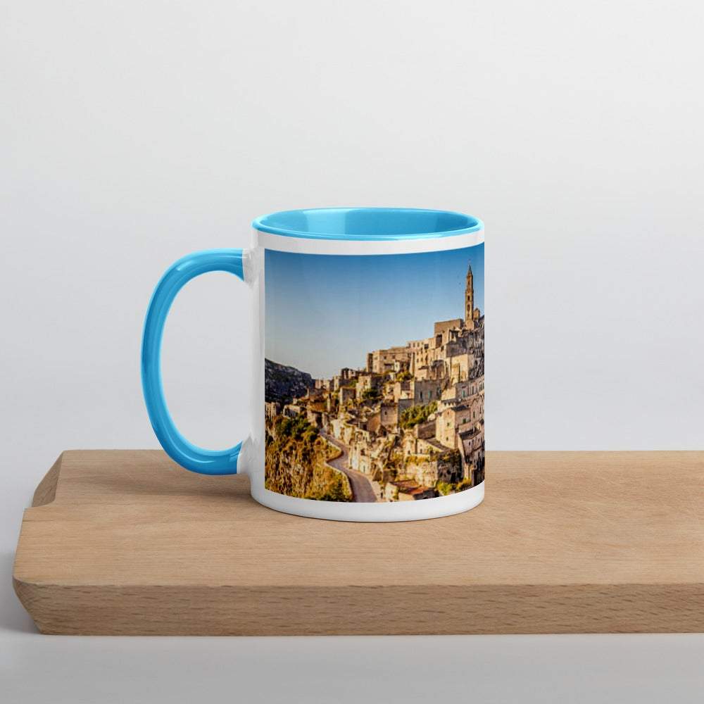 Matera Italy 11oz Mug with Blue Inside SIS Training Gear 
