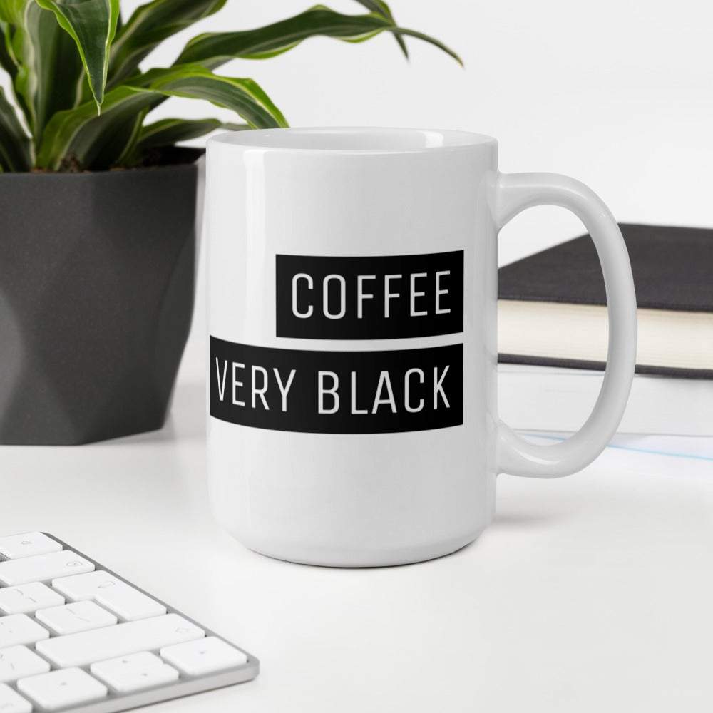 Coffee Very Black Mug SIS Training Gear 